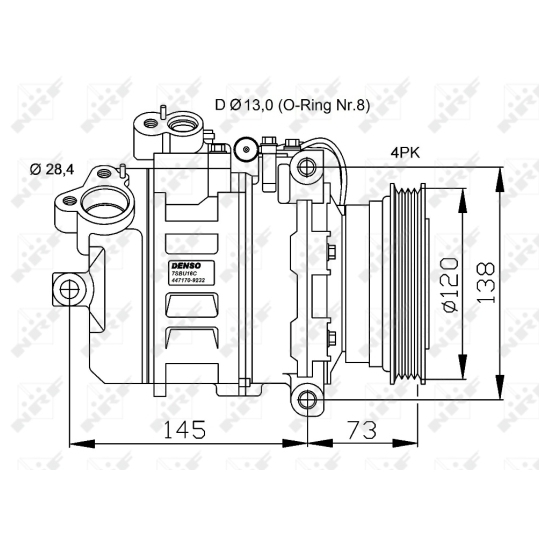 32519 - Kompressori, ilmastointilaite 