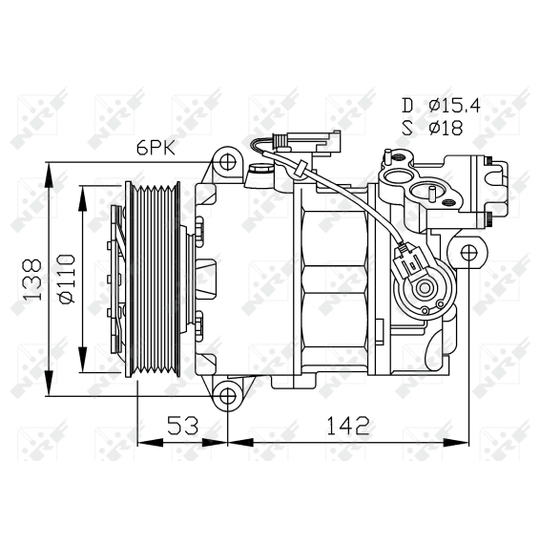 32463 - Kompressori, ilmastointilaite 