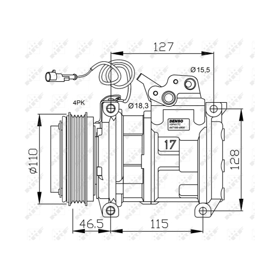 32552G - Compressor, air conditioning 