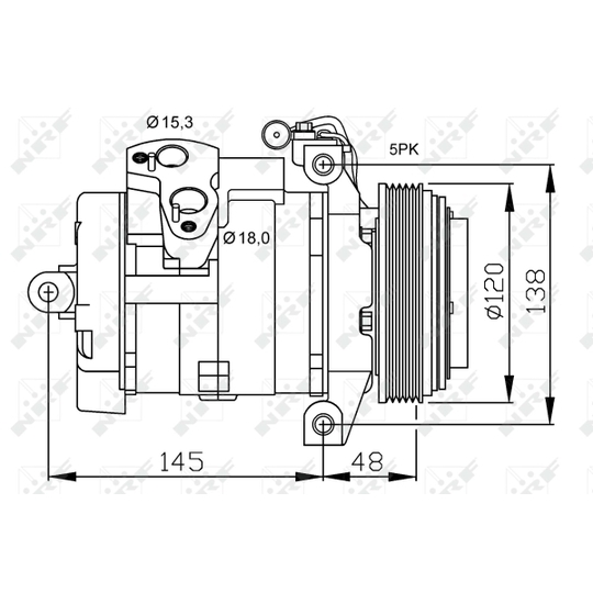 32470 - Kompressor, klimatanläggning 