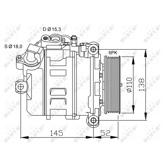 32435 - Kompressori, ilmastointilaite 