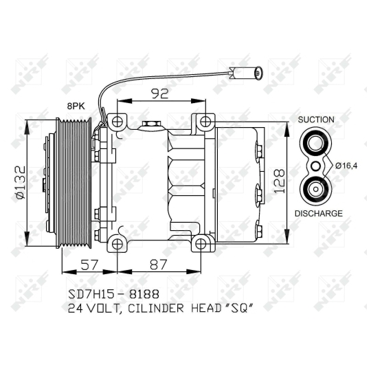 32733 - Compressor, air conditioning 