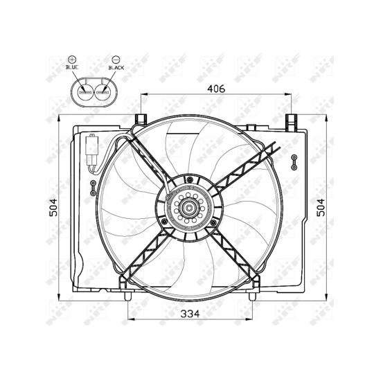 47473 - Fan, radiator 