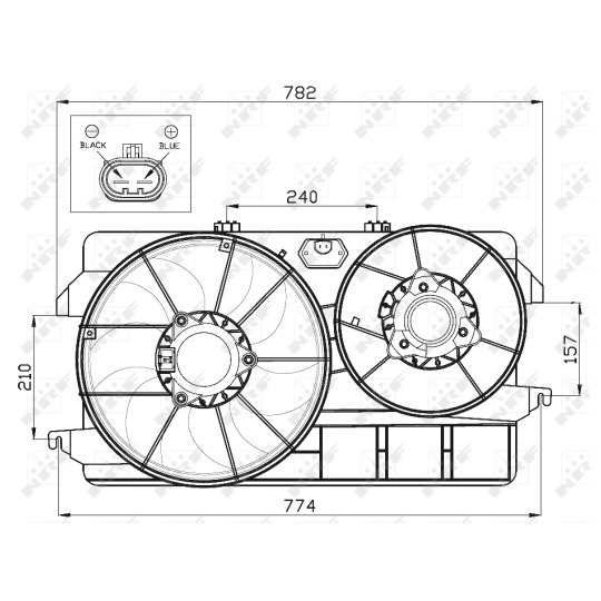 47452 - Fan, radiator 