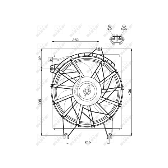 47499 - Ventilaator, mootorijahutus 