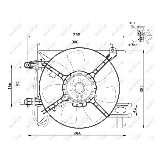 47486 - Fan, radiator 