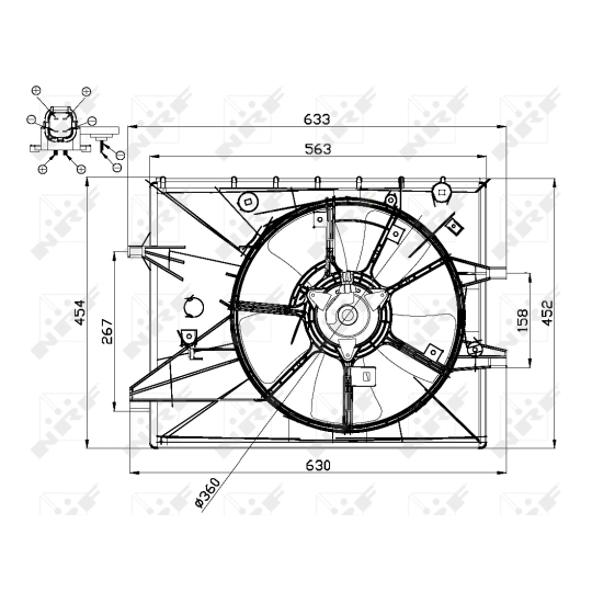 47671 - Fan, radiator 