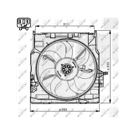 47733 - Fan, radiator 