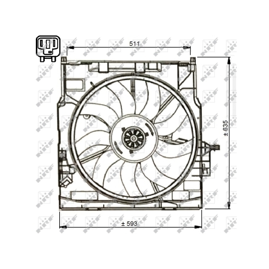 47734 - Fan, radiator 