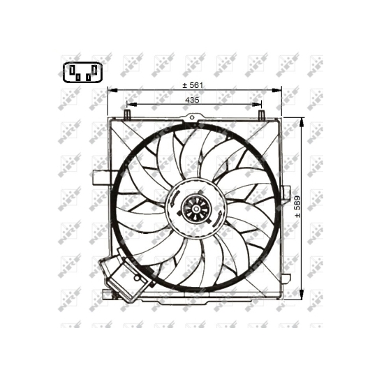 47732 - Fan, radiator 