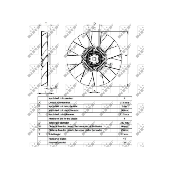 49553 - Clutch, radiator fan 