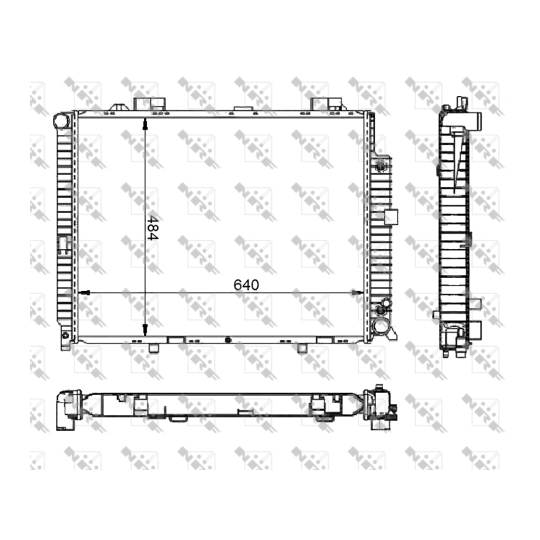 50579 - Radiator, engine cooling 