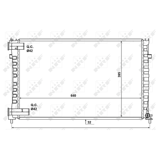 50146 - Radiaator, mootorijahutus 