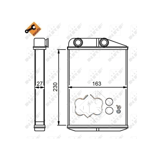 54309 - Heat Exchanger, interior heating 