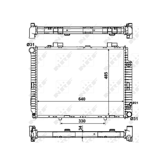 58159 - Radiaator, mootorijahutus 