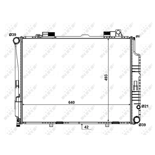 58434 - Radiaator, mootorijahutus 