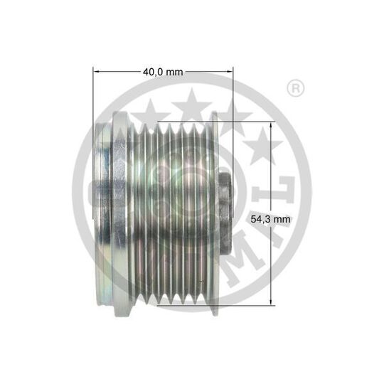 F5-1094 - Frihjulskoppling, generator 