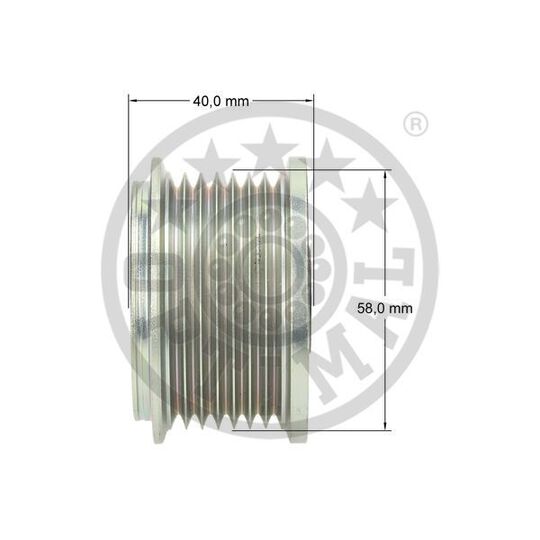 F5-1080 - Alternator Freewheel Clutch 