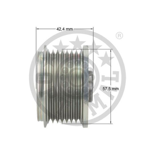 F5-1115 - Alternator Freewheel Clutch 