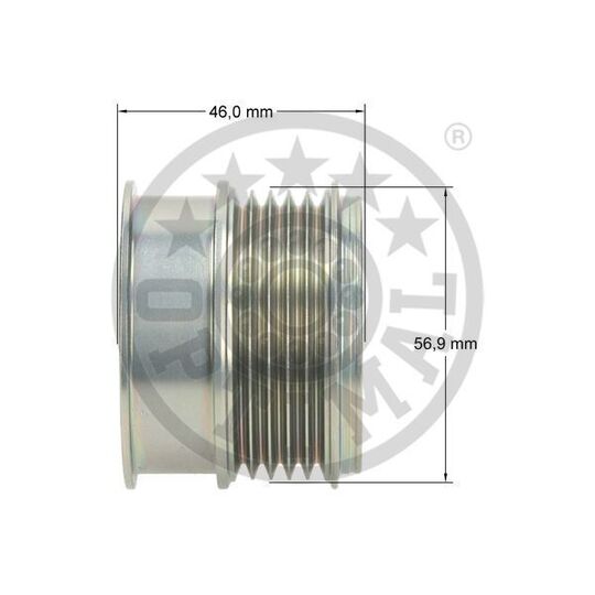 F5-1100 - Alternator Freewheel Clutch 