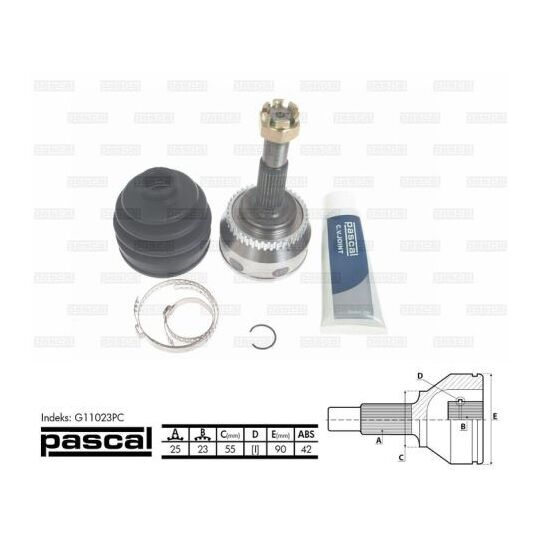 G11023PC - Joint Kit, drive shaft 