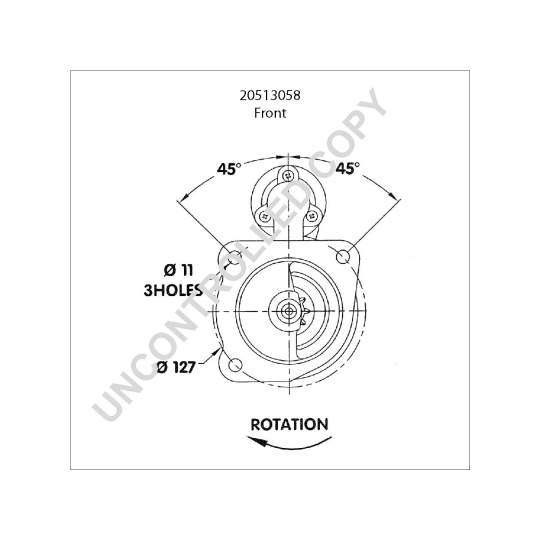 20513058 - Startmotor 