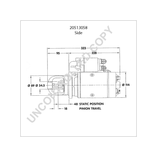 20513058 - Startmotor 