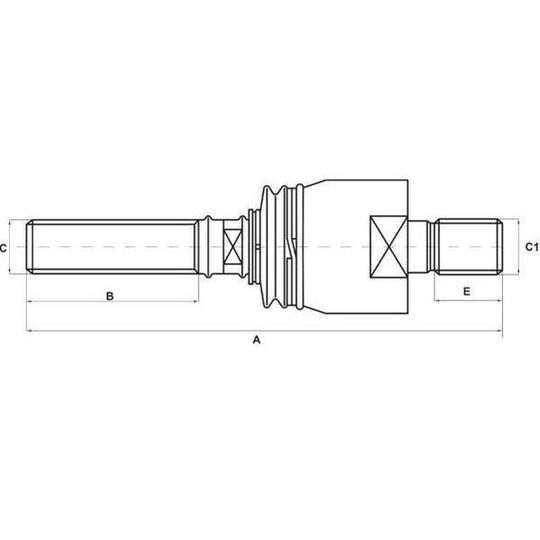 STR-11A117 - Tie Rod Axle Joint 