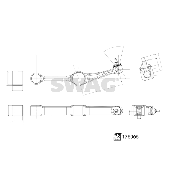 33 10 3282 - Track Control Arm 