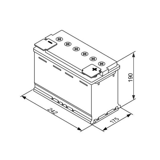 0 092 S60 050 - Starter Battery 