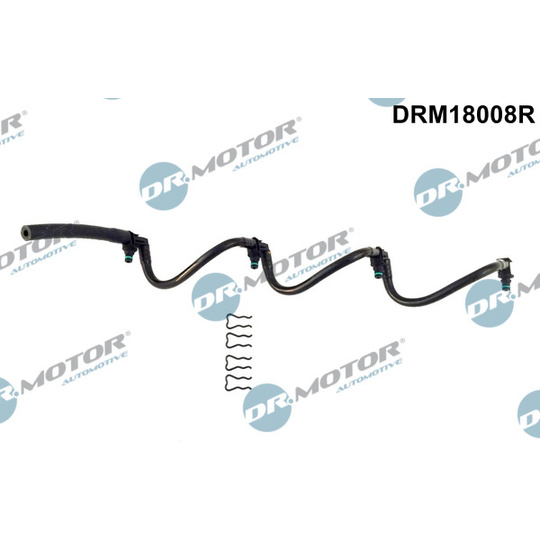 DRM18008R - Letku, polttoaineen ylivuoto 