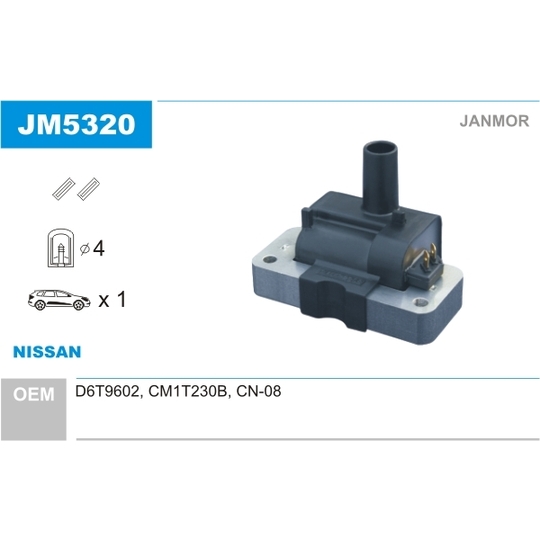 JM5320 - Ignition coil 