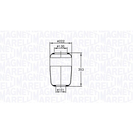 030607020020 - Boot, air suspension 