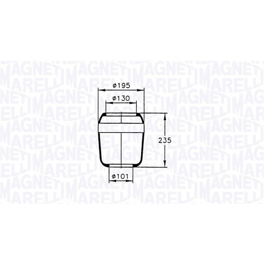 030607020034 - Bellow, air suspension 