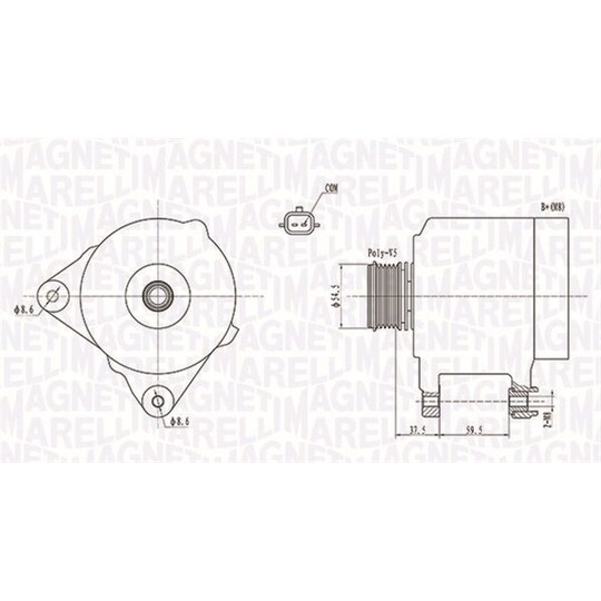 063731860010 - Alternator 