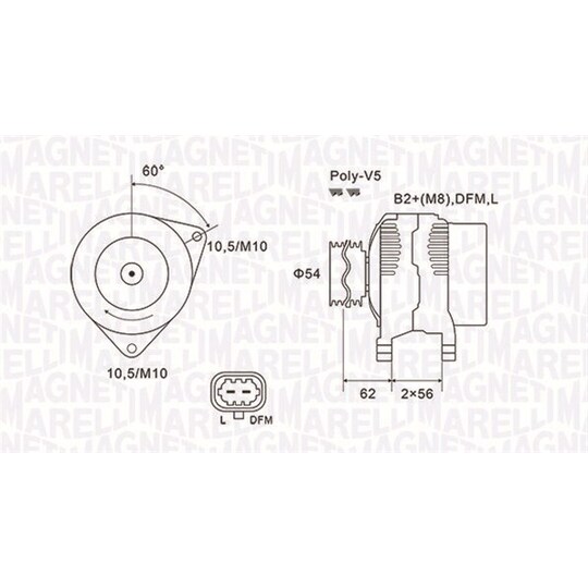 063731940010 - Alternator 