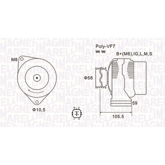 063732069010 - Alternator 