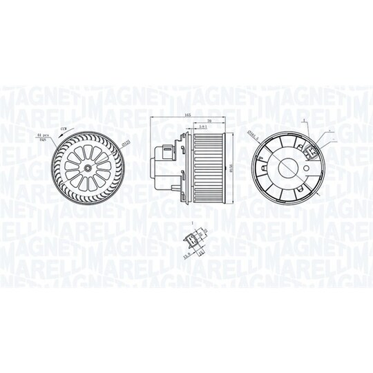 069412235010 - Interior Blower 