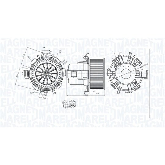 069412315010 - Interior Blower 