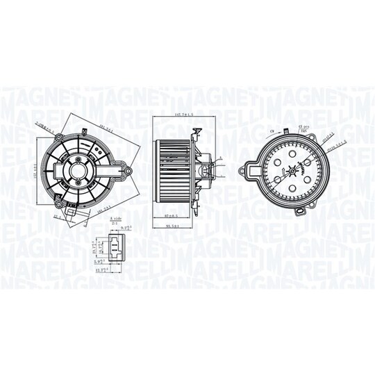 069412733010 - Interior Blower 