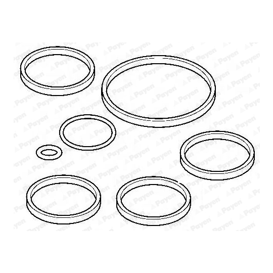 HA5053 - Gasket Set, intake manifold 