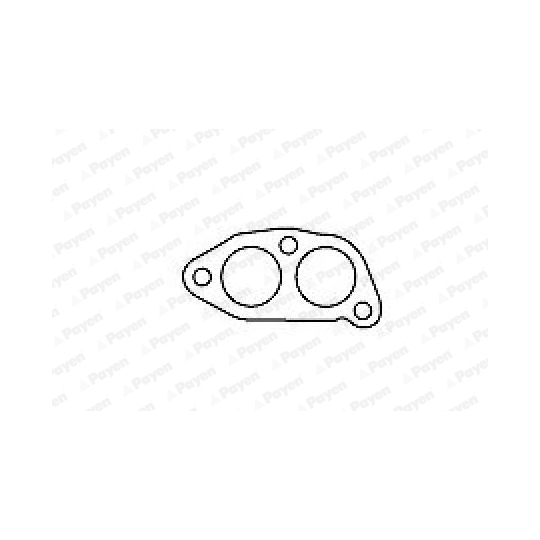JE050 - Gasket, exhaust pipe 