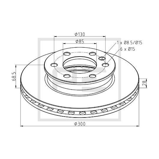 016.271-00A - Bromsskiva 