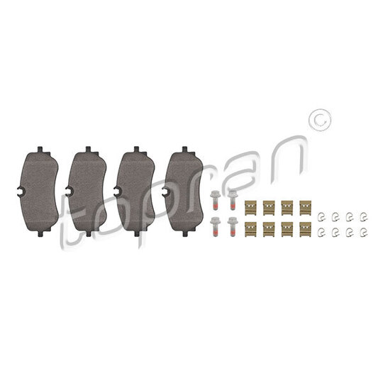 624 504 - Brake Pad Set, disc brake 