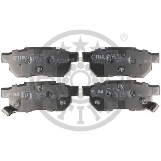 BP-09572 - Brake Pad Set, disc brake 