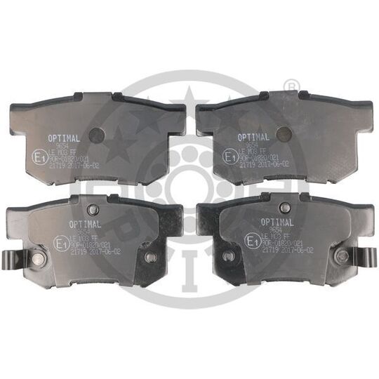 BP-09654 - Brake Pad Set, disc brake 