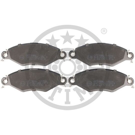 BP-10316 - Brake Pad Set, disc brake 