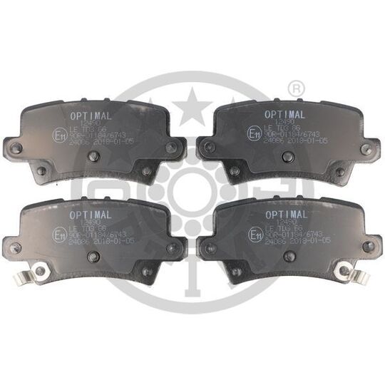 BP-12490 - Brake Pad Set, disc brake 