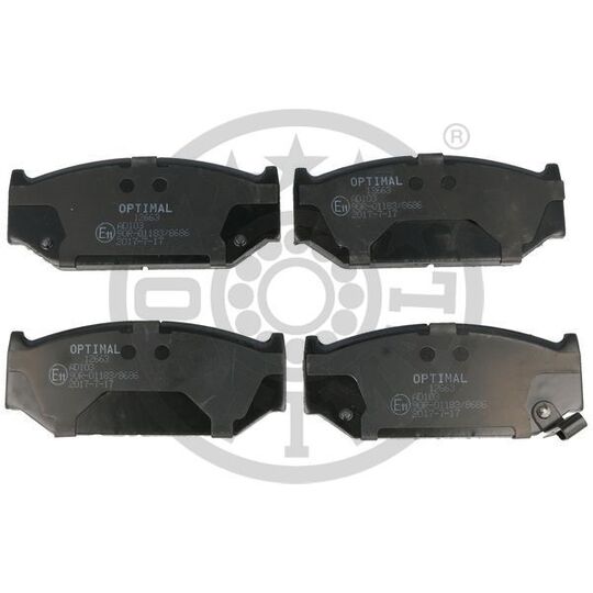 BP-12663 - Brake Pad Set, disc brake 