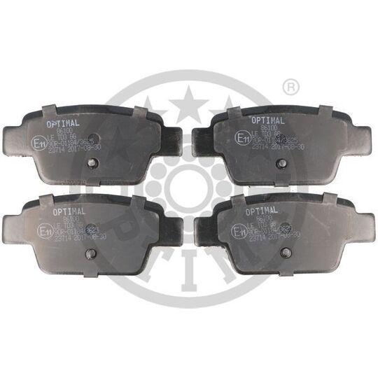 BP-86100 - Brake Pad Set, disc brake 